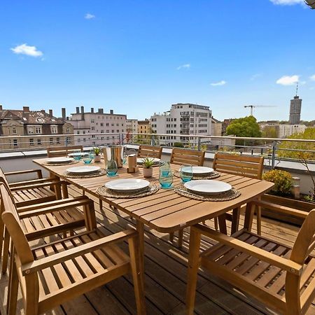 Arbio I Premium Penthouse Apartment Augsburg Kültér fotó