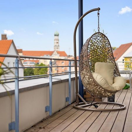 Arbio I Premium Penthouse Apartment Augsburg Kültér fotó