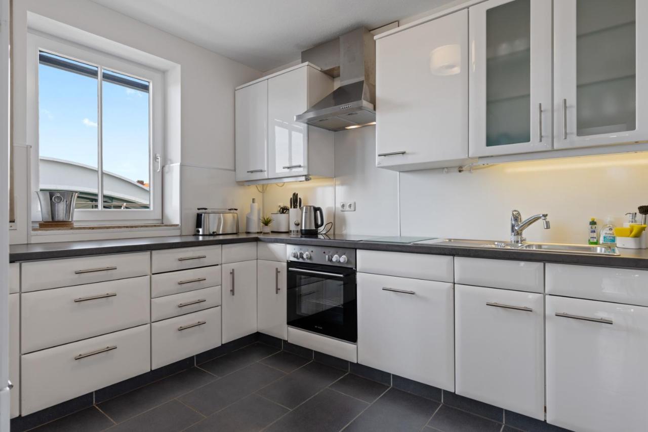 Arbio I Premium Penthouse Apartment Augsburg Kültér fotó