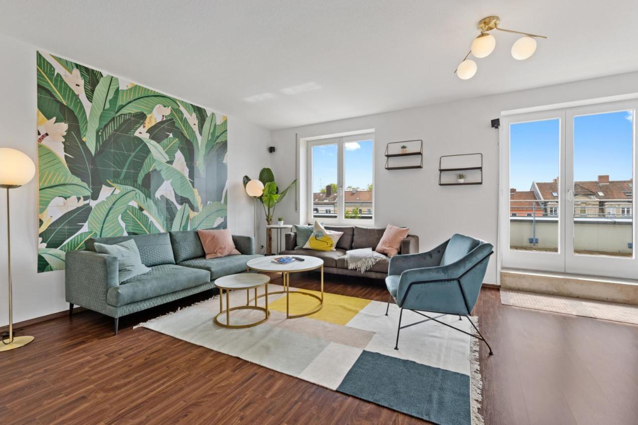 Arbio I Premium Penthouse Apartment Augsburg Kültér fotó