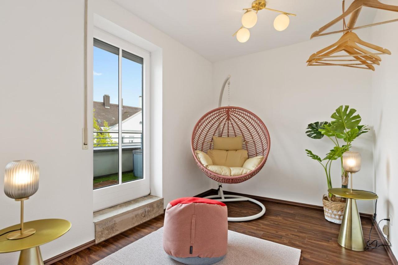 Arbio I Premium Penthouse Apartment Augsburg Kültér fotó